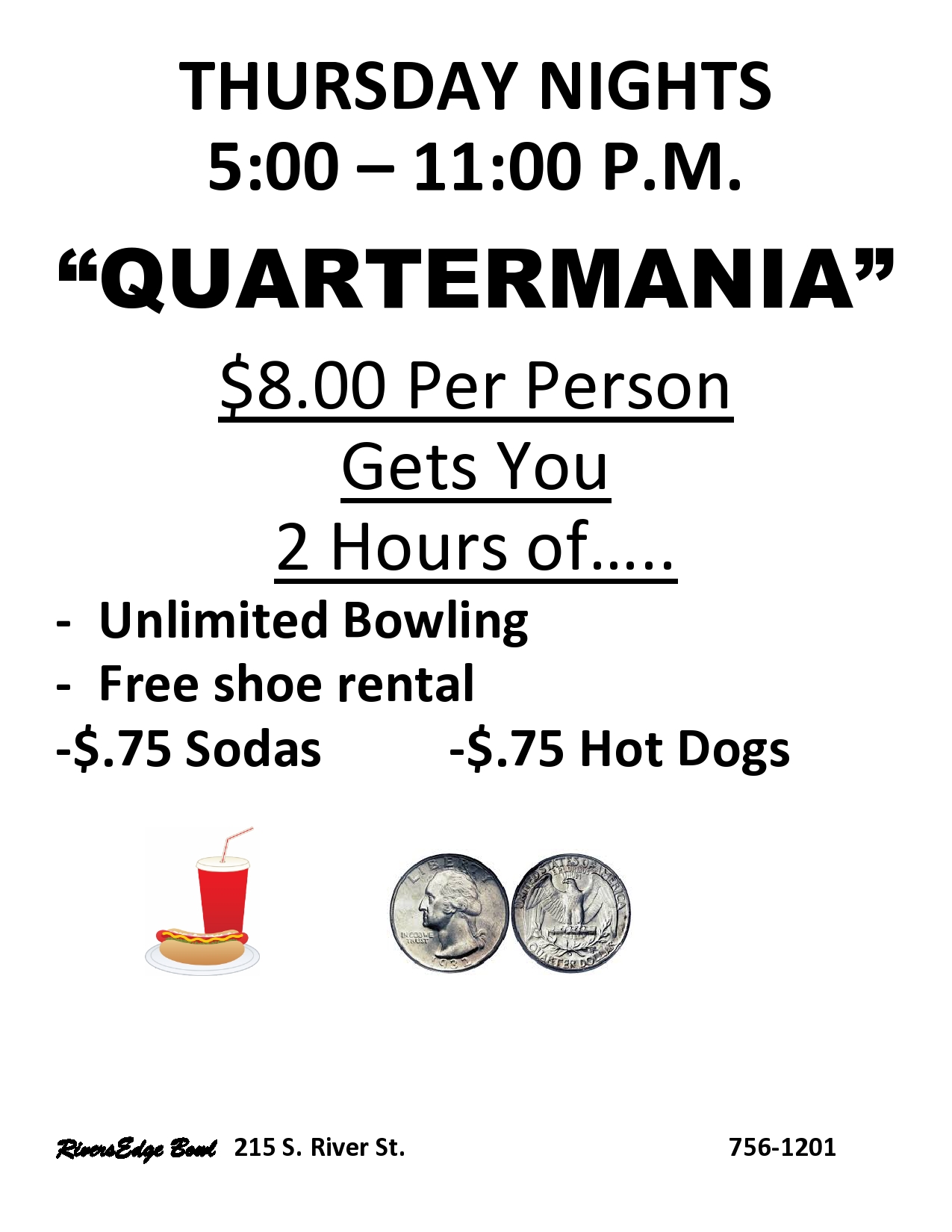 Bowling Specials RiversEdge Bowl Janesville,WI Bowling Center